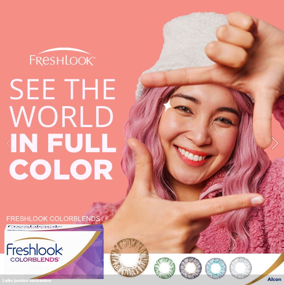 Freshlook ColorBlends Colors Contact Lenses by Alcon